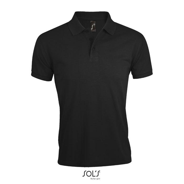 Polo homme publicitaire 200g - Prime Noir 1